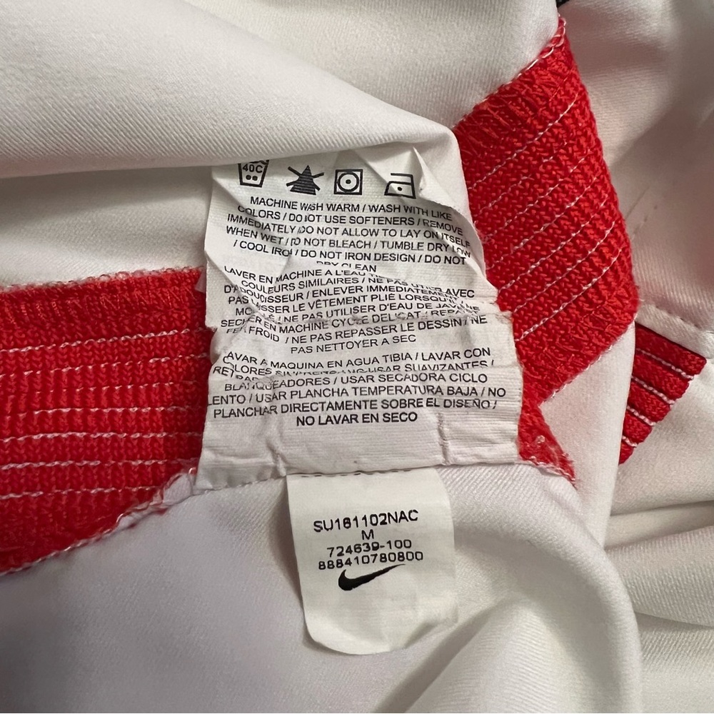 Nike Authentic U.S. Men's Soccer 16/17 Home Stadium Shorts White M 724639-100 - Picture 7 of 8